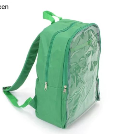 green backpack